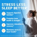 Magnesium Complex Supplement 6 in 1, 1160mg Chelated Magnesium for Max Absorption, Help with Better Sleep, Relaxation & Nerve Calm, 240 Vegan Capsules, Non GMO & Gluten Free 5