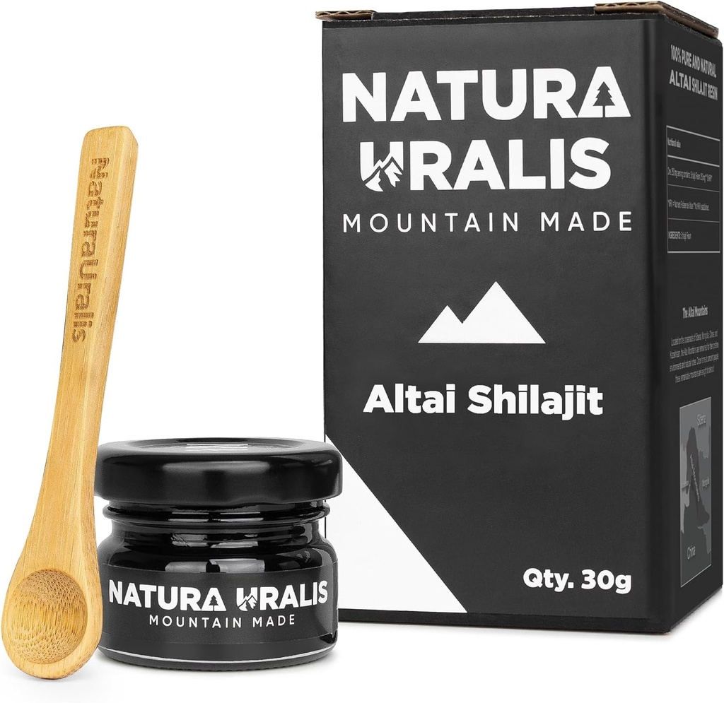 Altai Shilajit | 30g Organic Shilajit Mineral Resin, Naturally Formed - Black Shilajit from The Altai Mountains 2