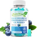 Glucosamine Chondroitin Gummies, Extra Strength Joint Support Supplement with MSM & Elderberry, Joint Support Supplement for Adults, Men & Women, Blueberry Flavor, 60 Count 2