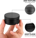 Portable Pill Case Pill Box Daily - Waterproof Single Metal Pill Organizer for Pocket Purse, Aluminium Alloy Round Daily Medicine Container to Hold Vitamins, Fish Oil Medium Size 4