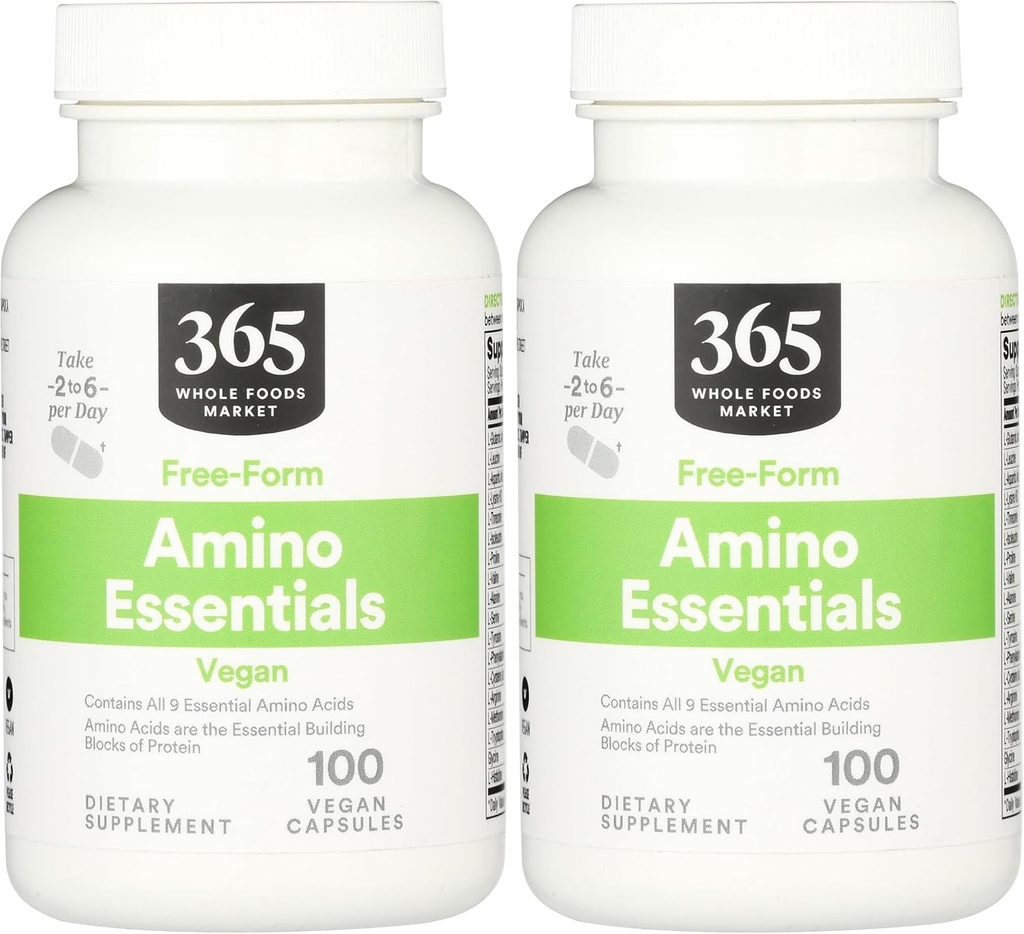 Whole Foods Market, Amino Essentials, 100 ct (Pack of 2) 2