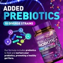 90 Billion CFU Probiotic - Daily Digestive Gut Health Supplement for Men & Women - Lactobacillus acidophilus, Bifidobacterium & Prebiotics - Non-GMO, Gluten & Dairy Free, Shelf-Stable - 60 Capsules 4