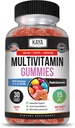 Kaya Naturals Adult Multi Vitamin Gummy, Biotin, Vitamin A, B-12, C & E, Including Zinc, Folic Acid, Strawberry Flavor - Gluten-Free Multivitamins Sweet Adult Gummies 2