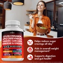 Ceylon Cinnamon, Turmeric, Apple Cider Vinegar, Ginseng, Aloe Vera, Berberine Plus Banaba, Ginger Root - 180 Count 5