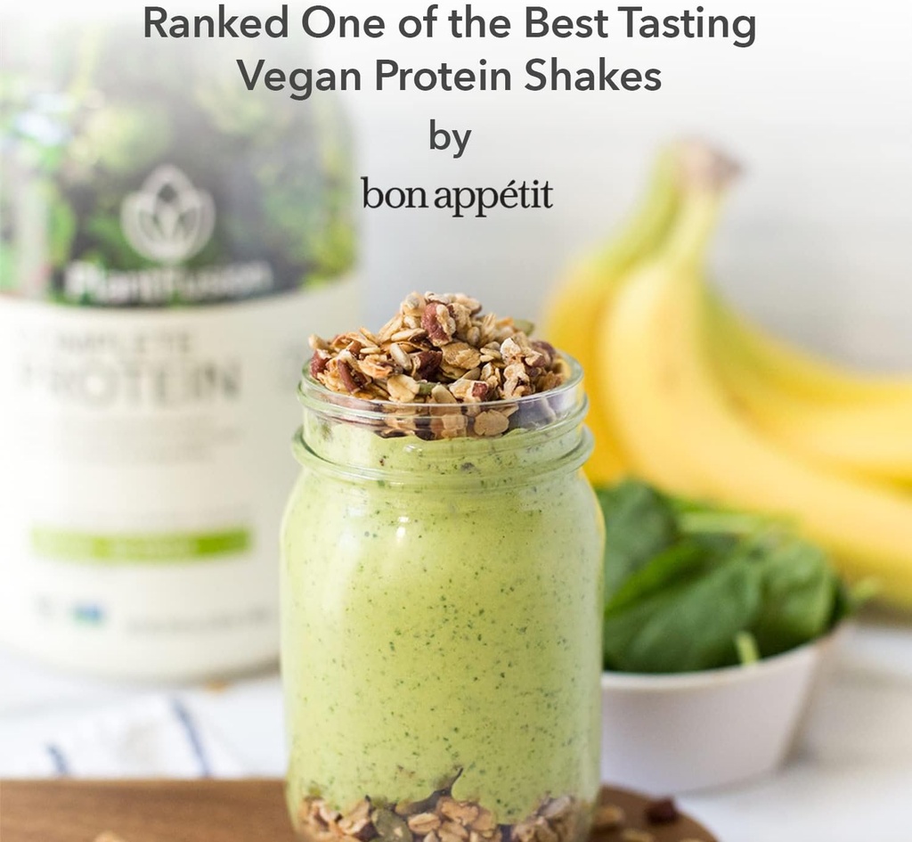 PlantFusion Complete Vegan Protein Powder - Plant Based Protein Powder with BCAAs, Digestive Enzymes and Pea Protein - Keto, Gluten Free, Non-Dairy, No Sugar, Non-GMO - Natural- No Stevia 5 lb Bulk 4