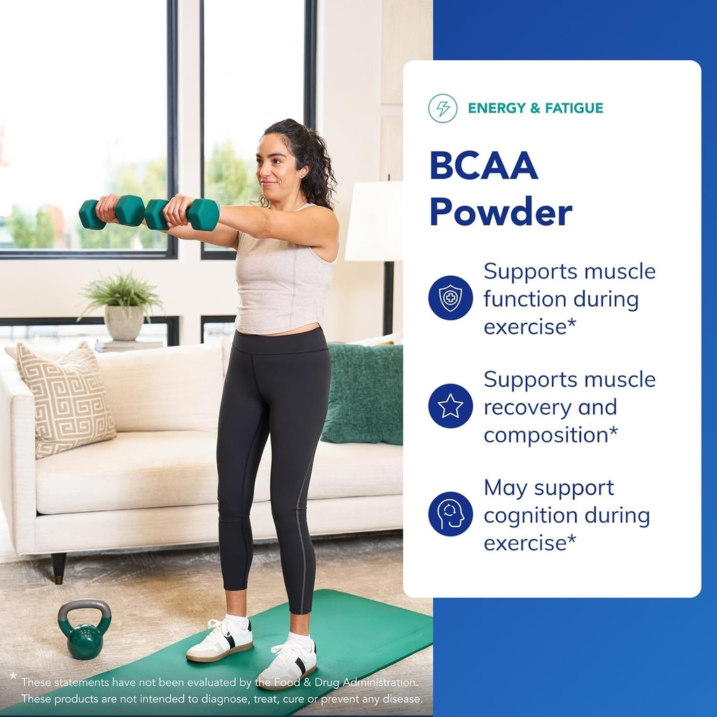 Pure Encapsulations BCAA Powder | Hypoallergenic Supplement to Support Muscle Function During Exercise | 8 Ounces 4