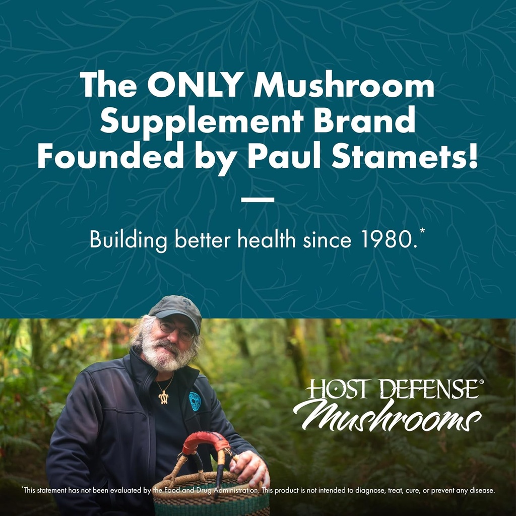 Host Defense CordyChi Extract - Energy & Immune Support Supplement - Cordyceps & Reishi Mushroom Supplement for Relaxation & Respiratory Support - Aids Against Tiredness - 1 fl oz (30 Servings)* 4