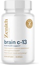 Brain C-13 Cognitive Booster Supplement by Zenith Labs - Natural Brain Health Support - Supports Memory, Focus, Concentration - Mental Clarity for Men Women 2