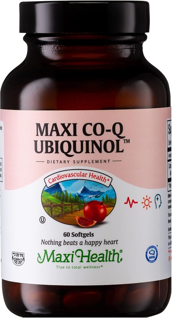 CoQ10 Ubiquinol - CoQ10 100mg Softgels - Kosher Co Q 10 Supplement for Cardiovascular Health - Superior Absorption - Co Q10 Supplement Ubiquinol 100mg for Cellular Energy - Coenzyme CoQ 10 (60 Count) 2