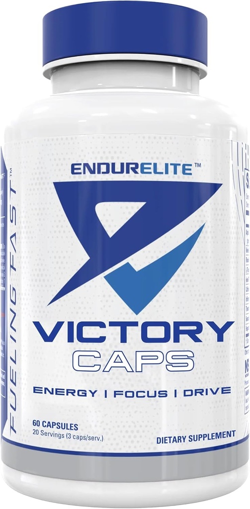 EndurElite Victory Caps - Pre Workout for Endurance & Strength, Crossfit and Cross Training, Caffeine and Nootropics - 60 Capsules 2