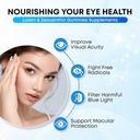 2 Pack Lutein Gummies, 12 in 1 Lutein and Zeaxanthin Supplements Eye Vitamins Gummies for Adults, Eye Health Supplement with Multiple Vitamin for Promoting Eye & Vision - 120 Gummies 4