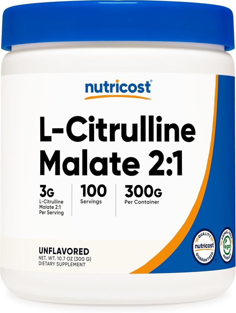 Nutricost L-Citrulline Malate (2:1) Powder (300 Grams) 2