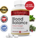Justified Laboratories (2 Pack Blood Balance Advanced Formula 620MG Supplement Pills 120 Capsules 3