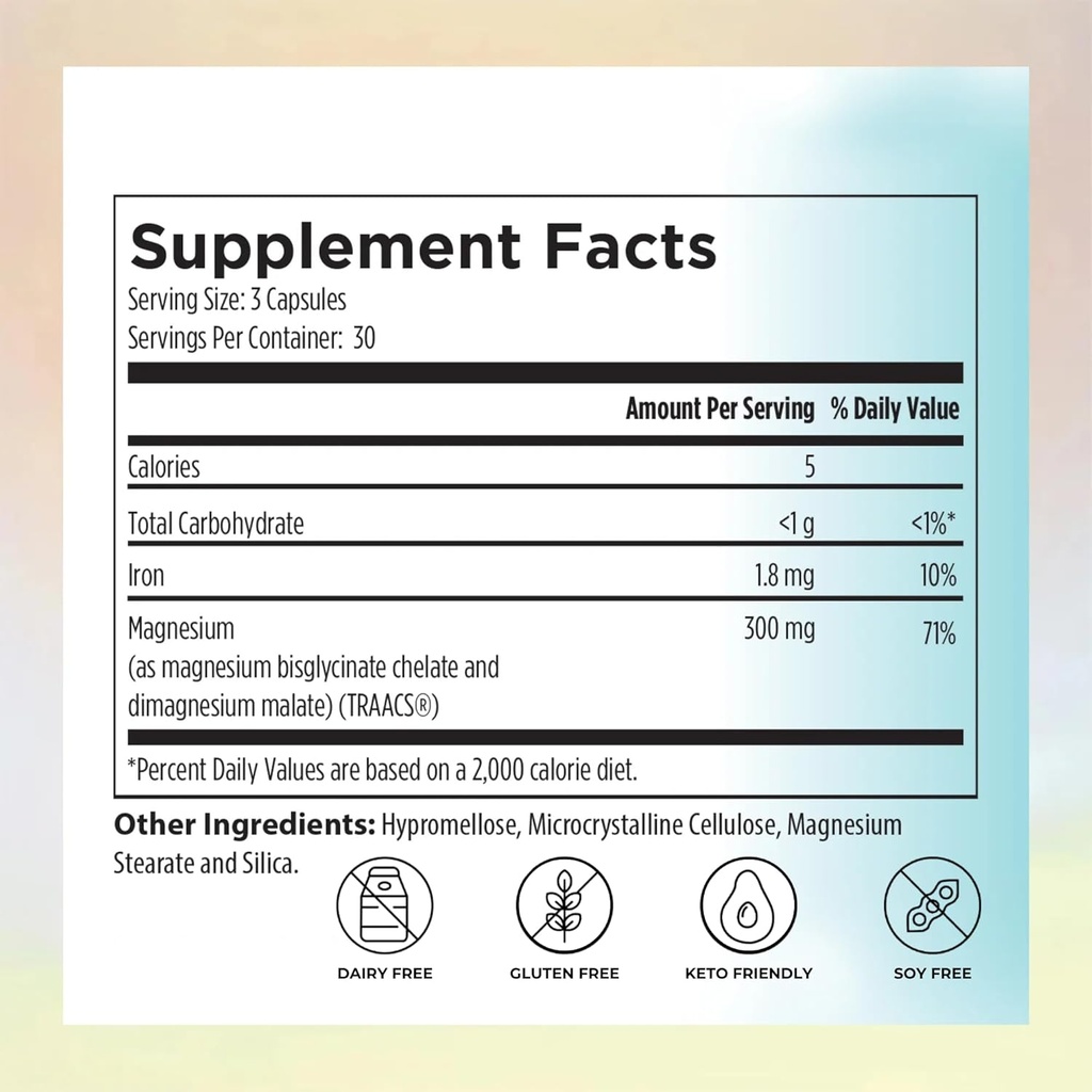 Reignite Wellness by JJ Virgin | Magnesium Body Calm | Chelated Magnesium Supplement for Energy Production, Sense of Calm & Immune Support | Magnesium Bisglycinate Chelate Complex | 120 Capsules 3