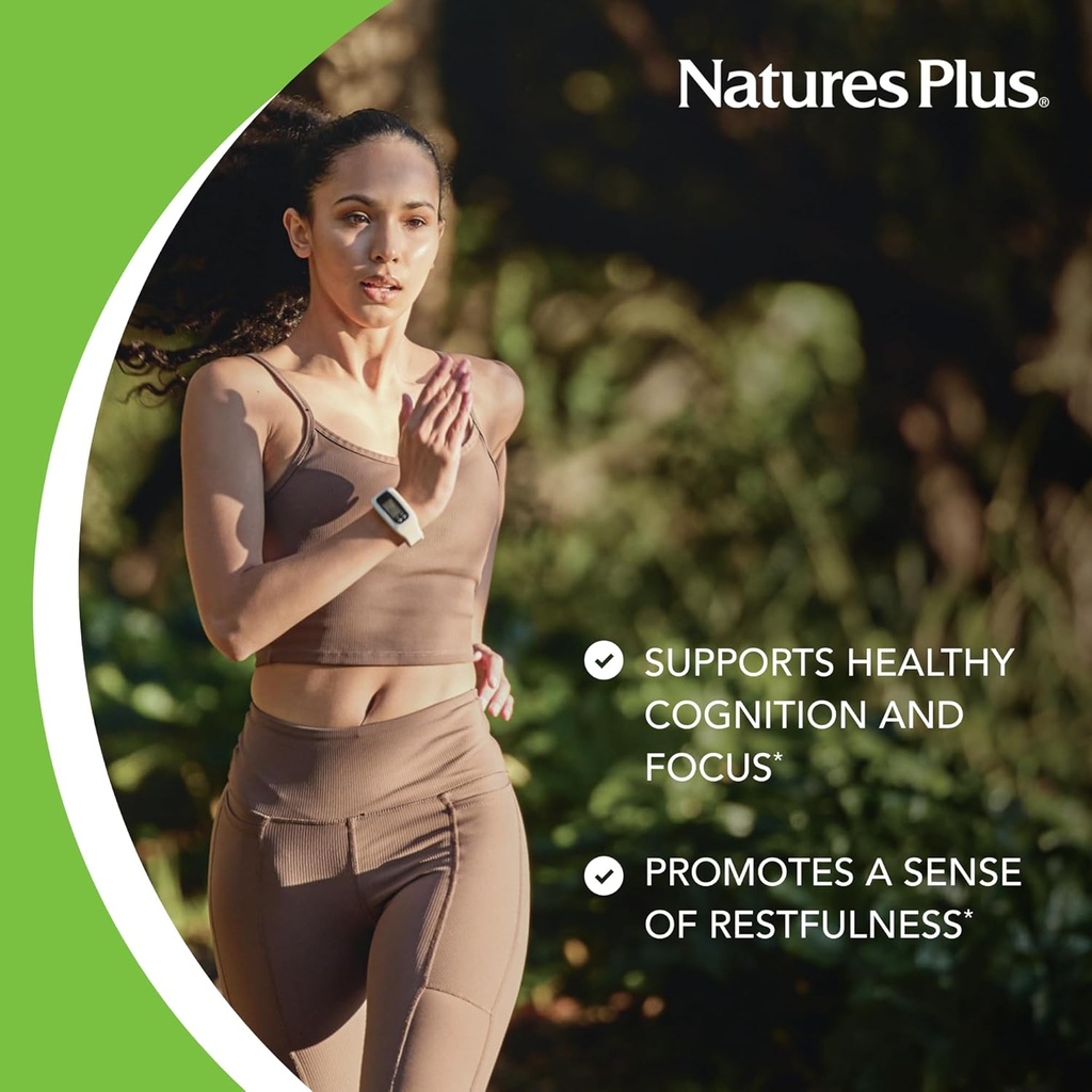 Natures Plus PRO L-Theanine - 60 Capsules - Supports Calm Alertness, Healthy Relaxation & Improved Rest - Non-GMO, Vegan & Gluten Free - 60 Servings 4