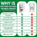 Camu Camu Powder Organic Vitamin C - 8 oz Bag 45 Servings - Raw Camu Camu Berry, Natural VIT C Supplement Powder for Immune Support - Vegan, Non-GMO 6