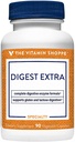 The Vitamin Shoppe Digest Extra - Digestive Enzymes for Fats, Carbohydrates and Protein Including a Digestive Aid for Gluten and Dairy - Supports Nutrient Absorption (30 Vegetable Capsules) 6