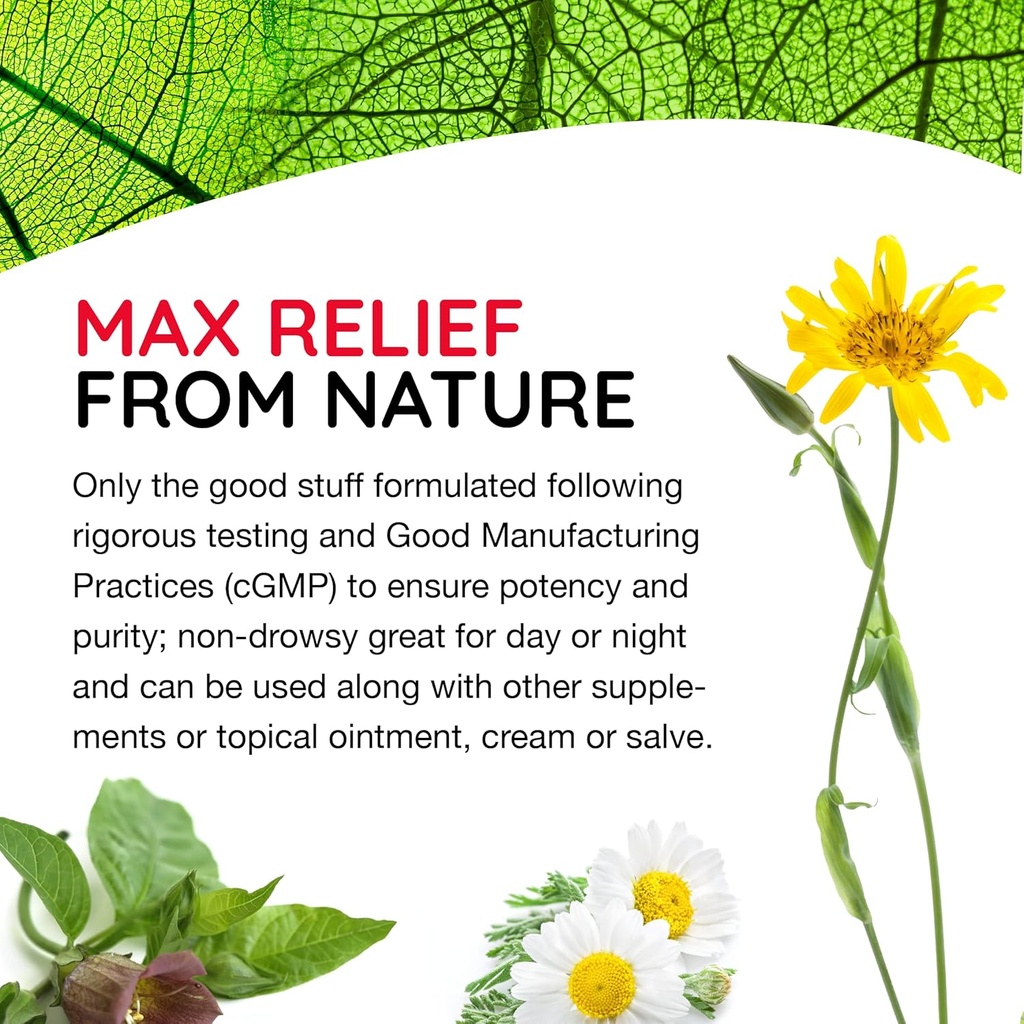 MediNatura T-Relief Extra Strength Oral Drops Arnica +12 Fast-Acting Natural Relieving Actives for Back Neck Joint Muscle Hand & Foot Aches Pains & Soreness - 1.69 oz 6