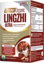 LABO Nutrition Bioactive Organic Lingzhi Reishi Ultra 7 Mushroom Extract Supplement Reishi Cordyceps Maitake Turkey Tail Agaricus blazei Murill Shiitake for Immune Support, Vitality, USDA Organic 2