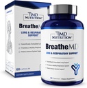 1MD Nutrition BreatheMD | Lung and Respiratory Support Supplement | Promotes a Healthy Immune System | with Elderberry, Chromium, and NAC | 60 Ct. 2