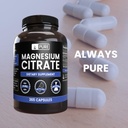 Pure Original Ingredients Magnesium Citrate (365 Capsules) No Magnesium Or Rice Fillers, Always Pure, Lab Verified 6