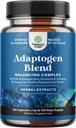 Herbal Adaptogen Mood Support Supplement - Calming Adaptogens Supplement for Stress & Cortisol Management with Ashwagandha Rhodiola Rosea & Maca Root - Vegan Non GMO & Daytime Friendly -120ct 2