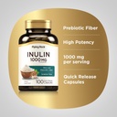 Piping Rock Organic Inulin Capsules 1000 mg | 100 Count | Low Glycemic Index | Soluble Fiber Supplement | Non-GMO, Gluten Free 5