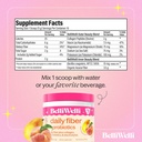 Daily Fiber Supplement Bundle with Collagen, Probiotics & Electrolytes - Peach Mango & Strawberry Lemonade Flavors - Supports Digestive Health, Debloating, Gut & Hormone Balance - 32 Servings Total 5