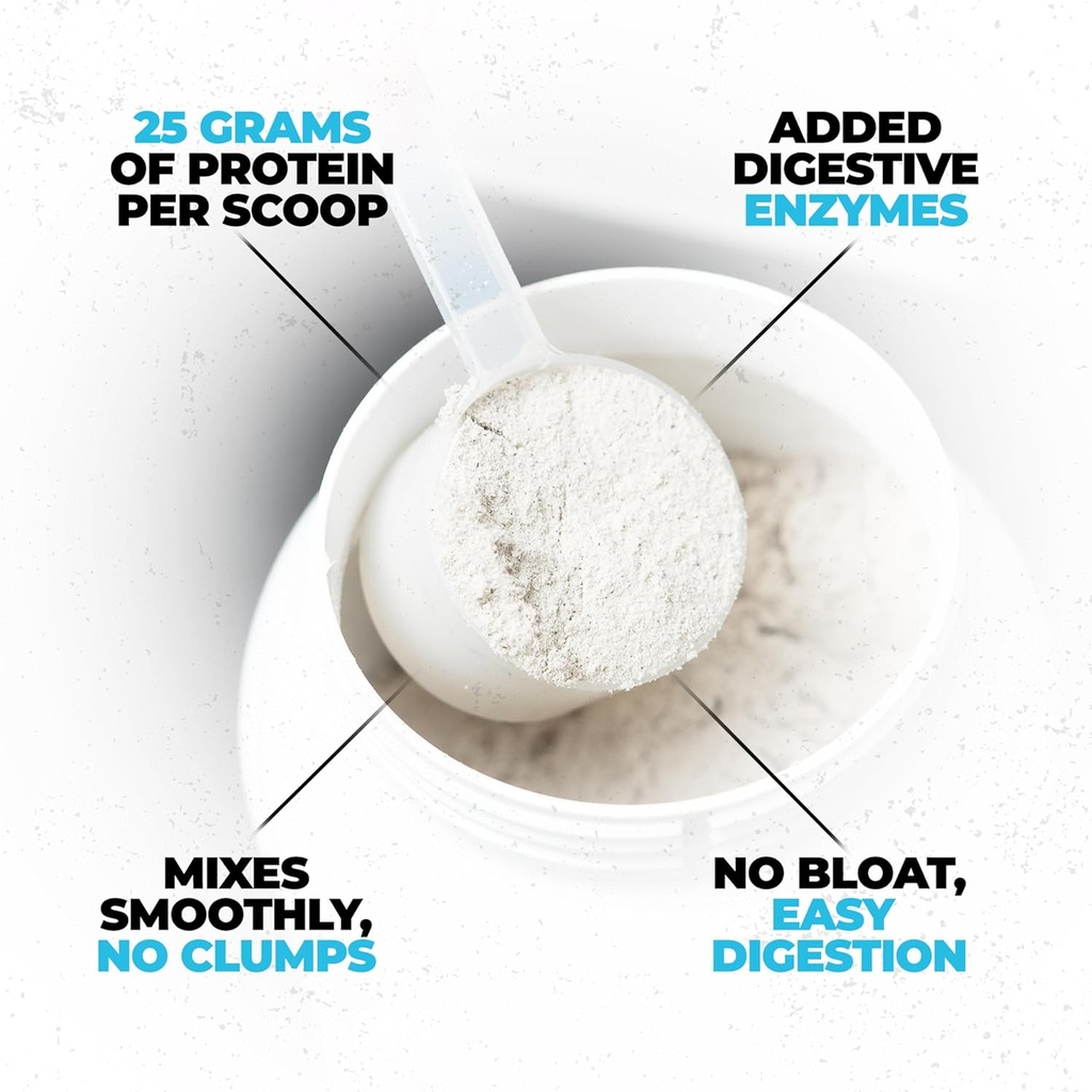 Huge Whey, Protein Powder for Muscle Gain, 25g Protein, 12g EAAs, Supports Muscle Growth, Performance & Recovery (Cookie & Cream, 30 Servings) 4