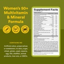 Natural Factors Whole Earth & Sea Women's 50+ Multivitamin & Mineral, 1 Serving Contains Nutrition Equivalent to ½ lb of Veggies, 120 Tablets 6
