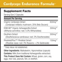 Cordyceps Endurance Formula Natural Energy Supplement - Caffeine Free | Organic Mushroom Extract with KSM-66 Ashwagandha, Eleuthero & Rhodiola (90 Capsules) 6