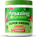 Amazing Grass Greens Blend Energy: Smoothie Mix, Super Greens Powder & Plant Based Caffeine with Matcha Green Tea & Beet Root Powder, Watermelon, 30 Servings (Packaging May Vary) 2