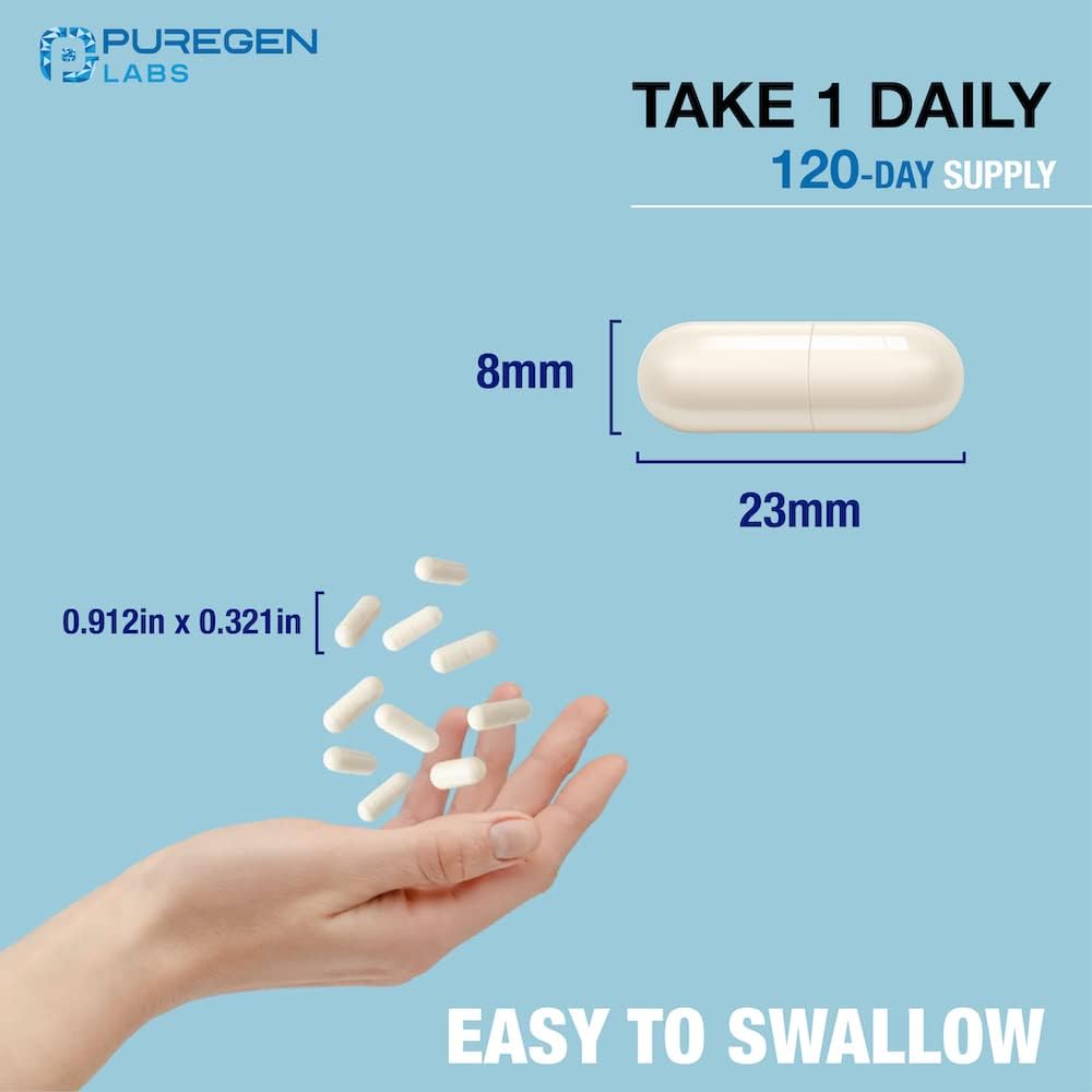 Magnesium Glycinate 500mg [High Potency] Veggie Caps, Chelated for Superior Absorption, Non-GMO, NO Gluten and Dairy, Supports Muscle, Joint, and Heart Health | Total 360 Capsules 6