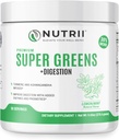 Organic Green Immunity Superfood Powder - Soothes Digestion, Boosts Healthy Vitality and Energy. Fast Acting Formula with Probiotics, Enzymes, Turmeric and Ashwagandha (30 Servings Lemon-Mint) 2