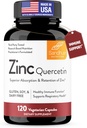Sandhu's Zinc Quercetin 120 Vegetarian Capsules (Pack of 1) | Zinc Supplements for Antioxidant Immune Support for Men and Women | Gluten, Soy, Dairy Free 2