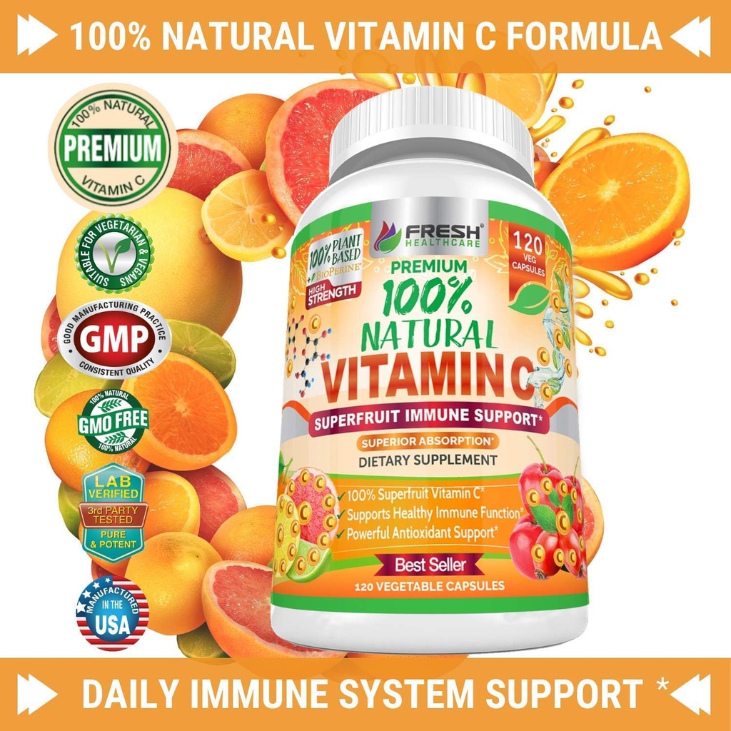 Chlorella and 100% Natural Vitamin C - Bundle 5