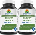 Brieofood Bilberry Extract 2000 mg per Serving 180 Capsules 6