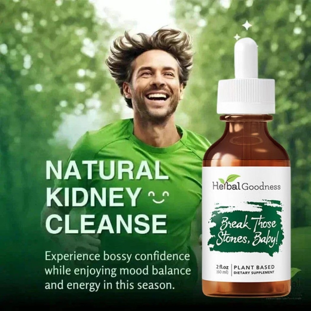 Herbal Goodness Break Those Stones Baby - Kidney Cleanse Detox and Liver Detox Health Herbal Supplement, Chanca Piedra (Kidney Stone Breaker), Dandelion Root Supplement, Milk Thistle - 2 Fl. Oz 2