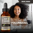 Hair Growth Plus 1oz - Bamboo Hair Product for Women and Men for Hair Growth with Collagen Supplements, Keratin - Hair Skin and Nails Vitamins for all Hair Types -1 Bottle 5