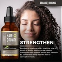 Hair Growth Plus 1oz - Bamboo Hair Product for Women and Men for Hair Growth with Collagen Supplements, Keratin - Hair Skin and Nails Vitamins for all Hair Types -1 Bottle 6