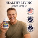 1 Pack of Prostate Miracle® Advanced Formula: with 600 mg of 80% beta sitoserol, derived from Pine (Soy-Free, Non GMO) 5