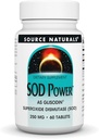 Fuente Natural SOD Power As Glisodin Superoxide Dismutase Nutricosmetic Suplemento 250mg - 60 Tablets
