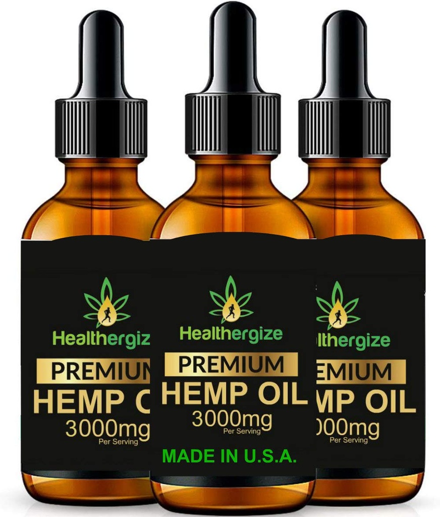 Aceite de cáñamo Premium, no GMO, sin refinar con pleno sabor y beneficios naturales, para la calma, el sueño, el descontento producto de los EE.UU.