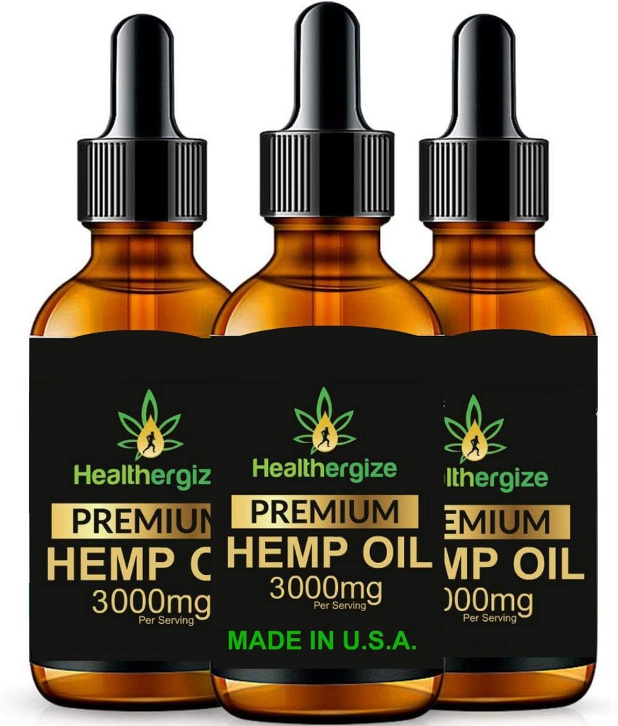Aceite de cáñamo Premium, no GMO, sin refinar con pleno sabor y beneficios naturales, para la calma, el sueño, el descontento producto de los EE.UU.