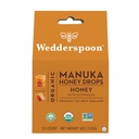 Wedderspoon Organic Manuka Honey Drops, Honey &amp; Echinacea, 20 Cuenta (Pack of 1) ← Genuine New Zealand Honey ← Perfect Remedy For Dry Throats