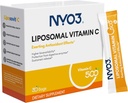 Pólvora de vitamina C de NYO3, apoya el boóster del sistema de inmune " Collagen, potente antioxidante, mejora la salud de la piel, libre de gluten, alta absorción Vitamina C, 500 mg, 30 Conde