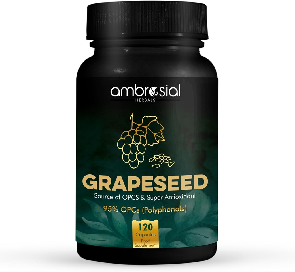 AMBROSIAL Grapeseed Capsules Pack of 1-120 Capsules