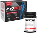 Myogenix Myovite Multivitamin &amp; Creatine Monohydrate Bundle – Nutrición diaria completa & soporte de fuerza pura – Energía de combustible, crecimiento muscular, resistencia y recuperación