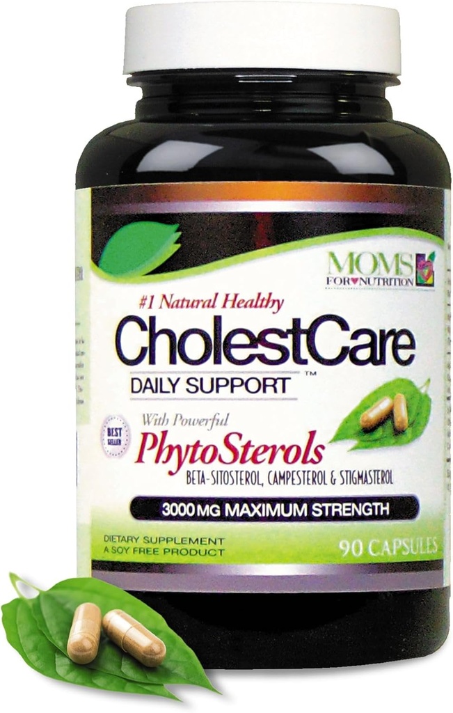 PlantSterols - CholestCare - 3000MG Strength Gluten Gratis - 90 cápsulas
