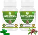Morsan Healthcare Sarpgandha (Rauwolfia Serpentina) Capsules – Pack de 2 x 60 Veg Capsules tención 500 mg Herbal Extract ← Natural Ayurvedic Supplement for Daily Wellness